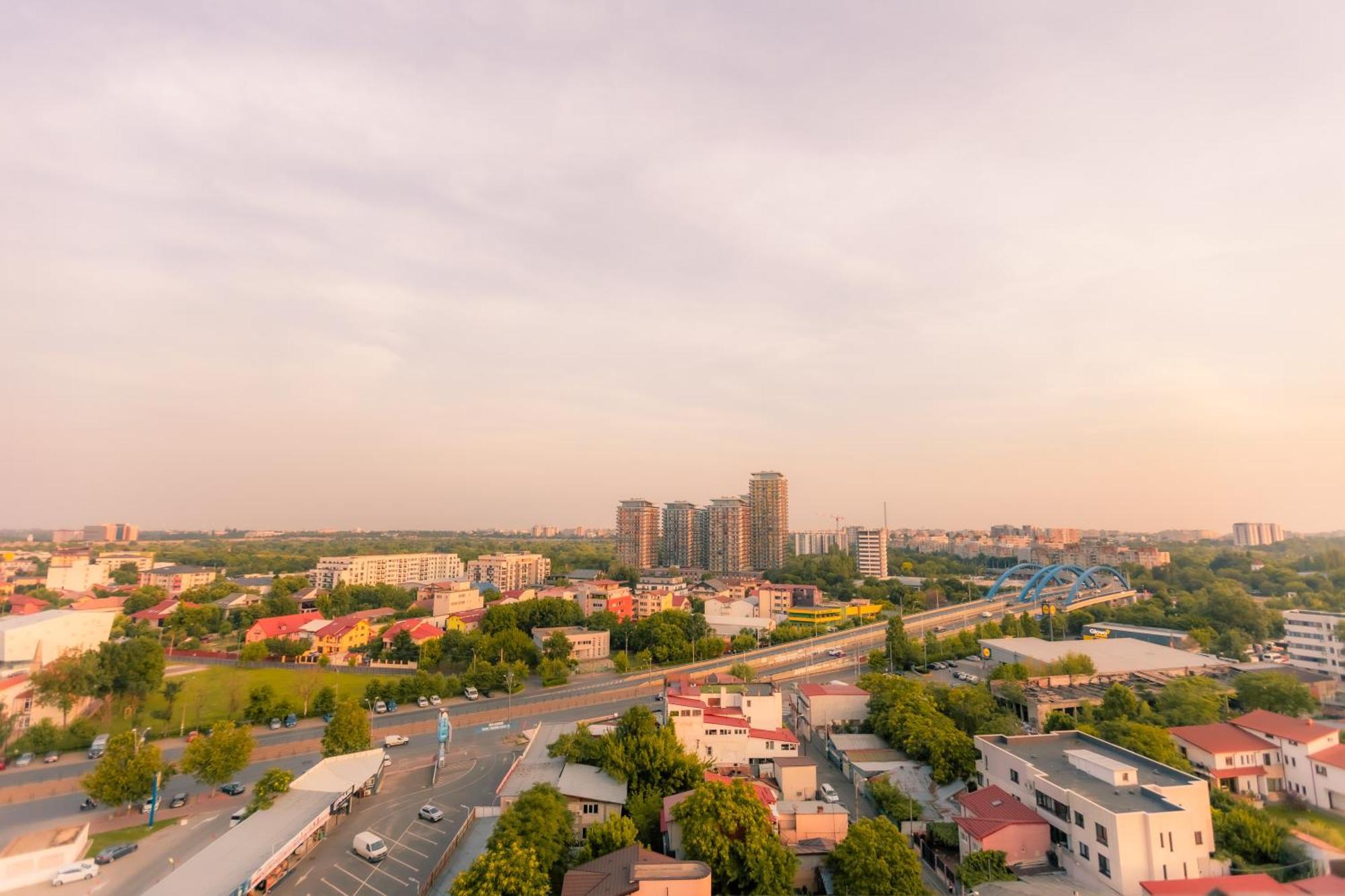 Sunset Apartment - Central Apt With Rooftop Garden Bucureşti Exterior foto